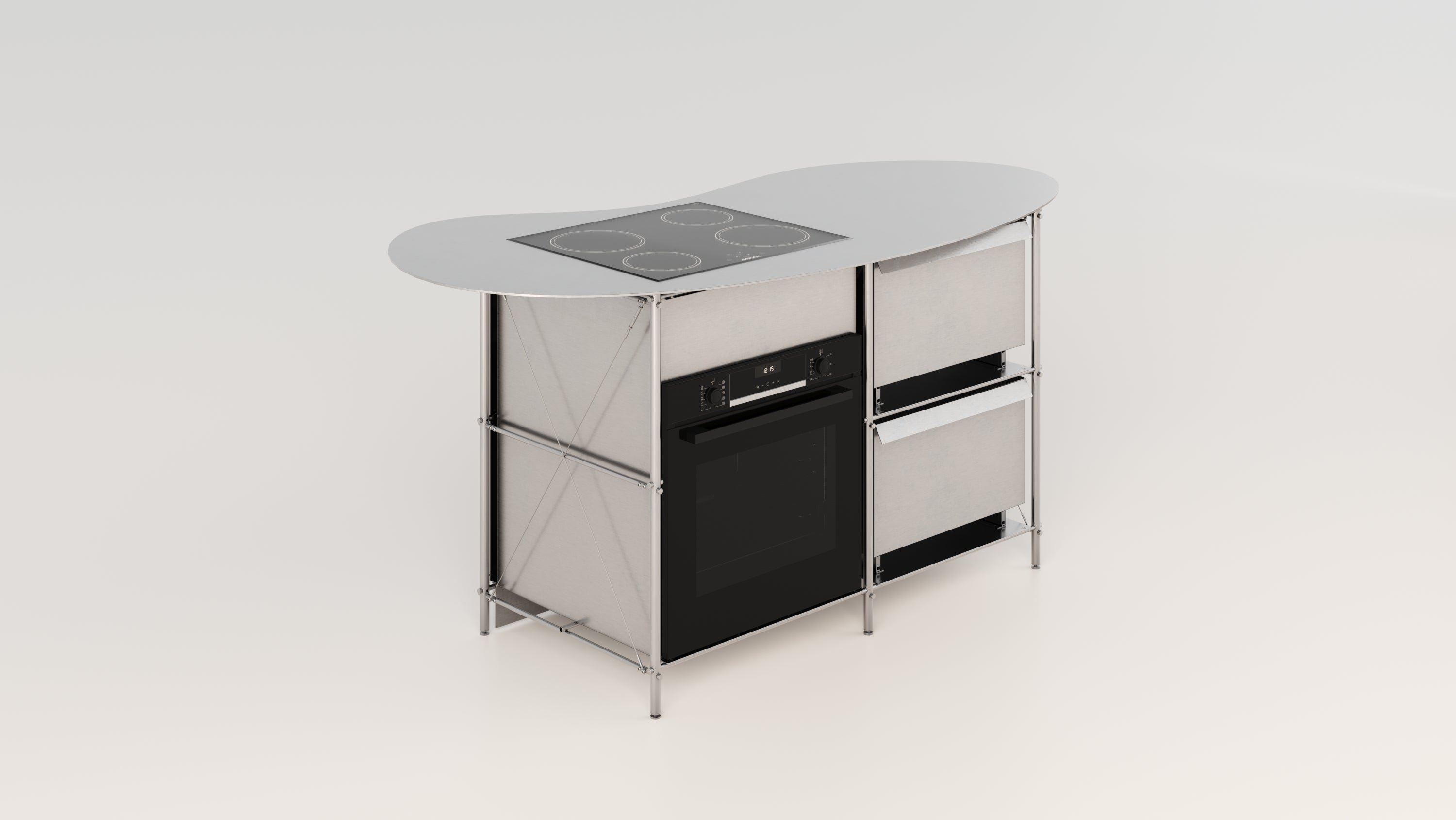 INVENTO 001 - ISLA COCINA (2 MÓDULOS)