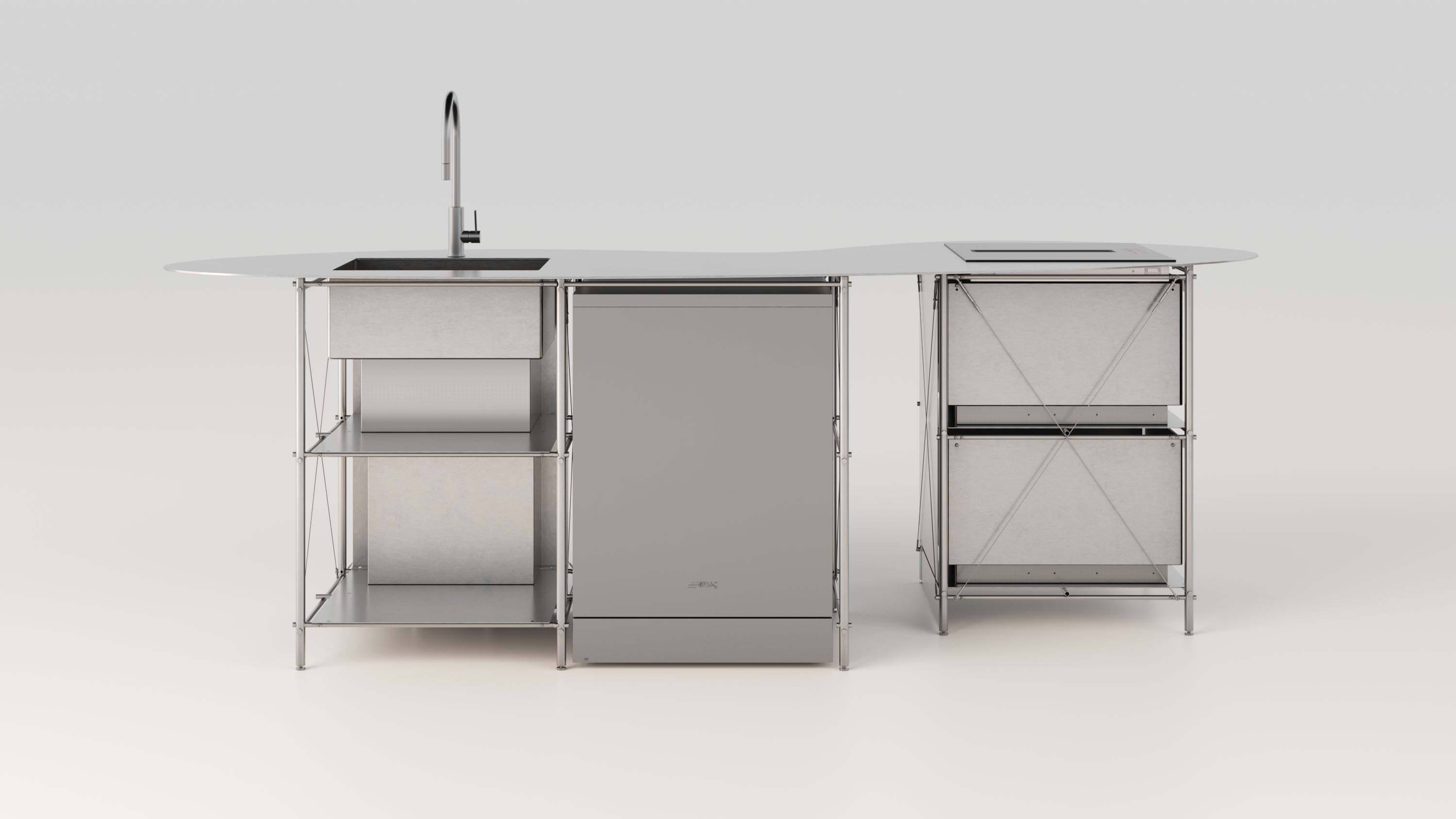 INVENTO 001 - ISLA COCINA (3 MÓDULOS)