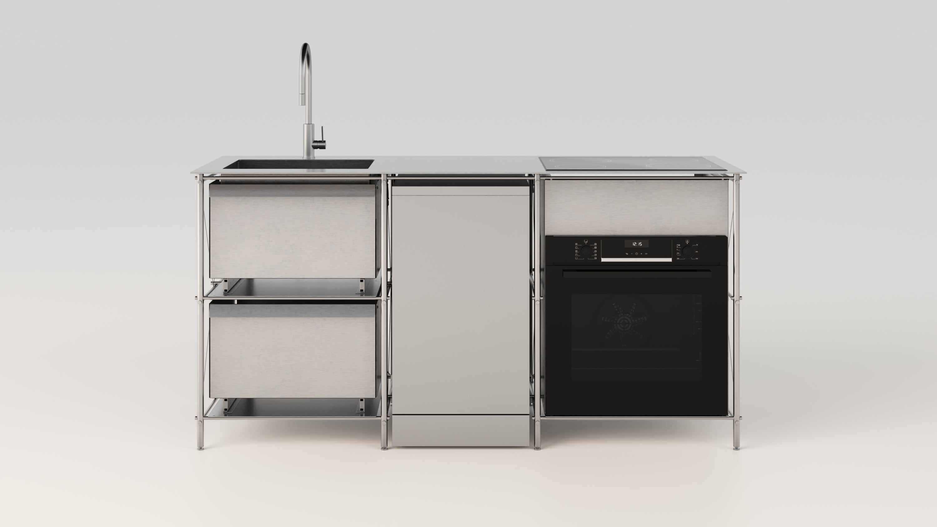 INVENTO 001 -  COCINA PARED (3 MÓDULOS)