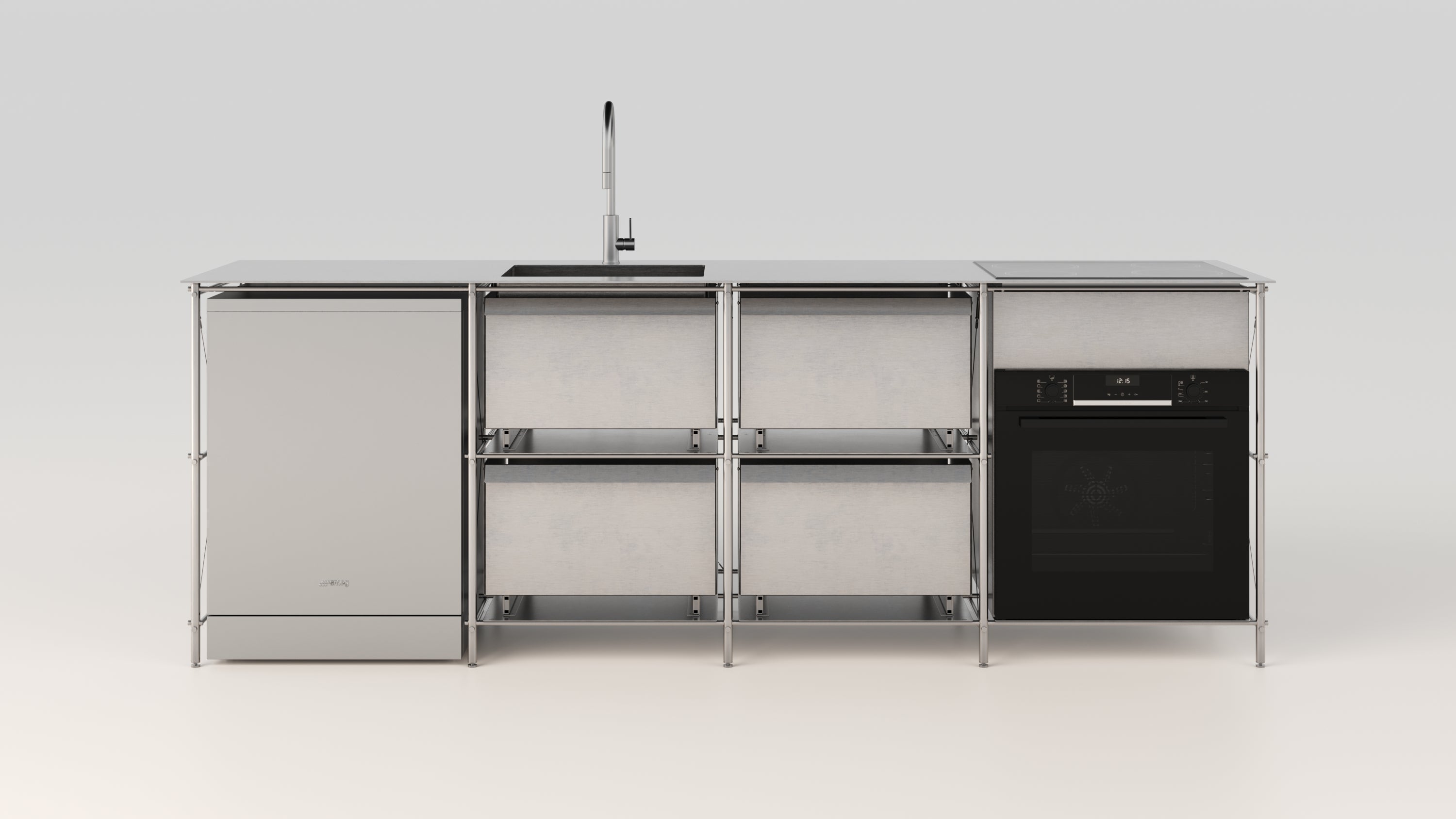 INVENTO 001 - COCINA DE PARED (4 MÓDULOS)